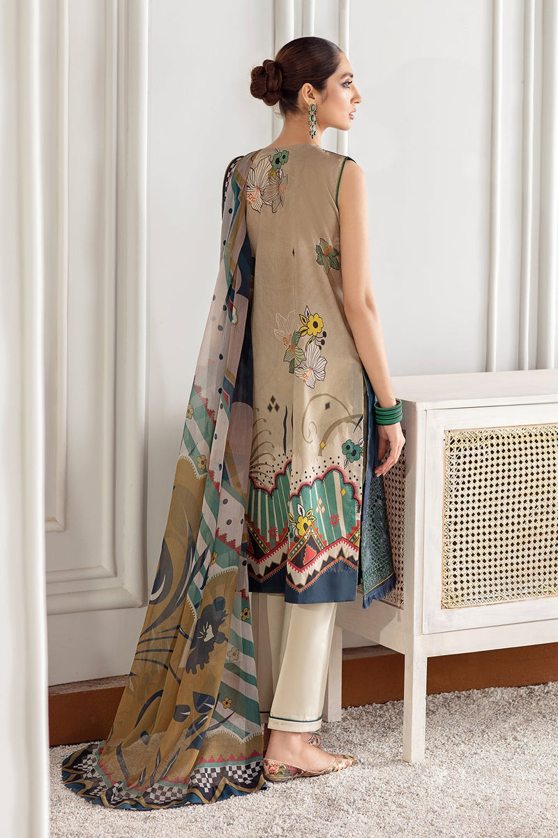 Baroque | Lawn Collection 24 | FL21-D1 - Waniyas