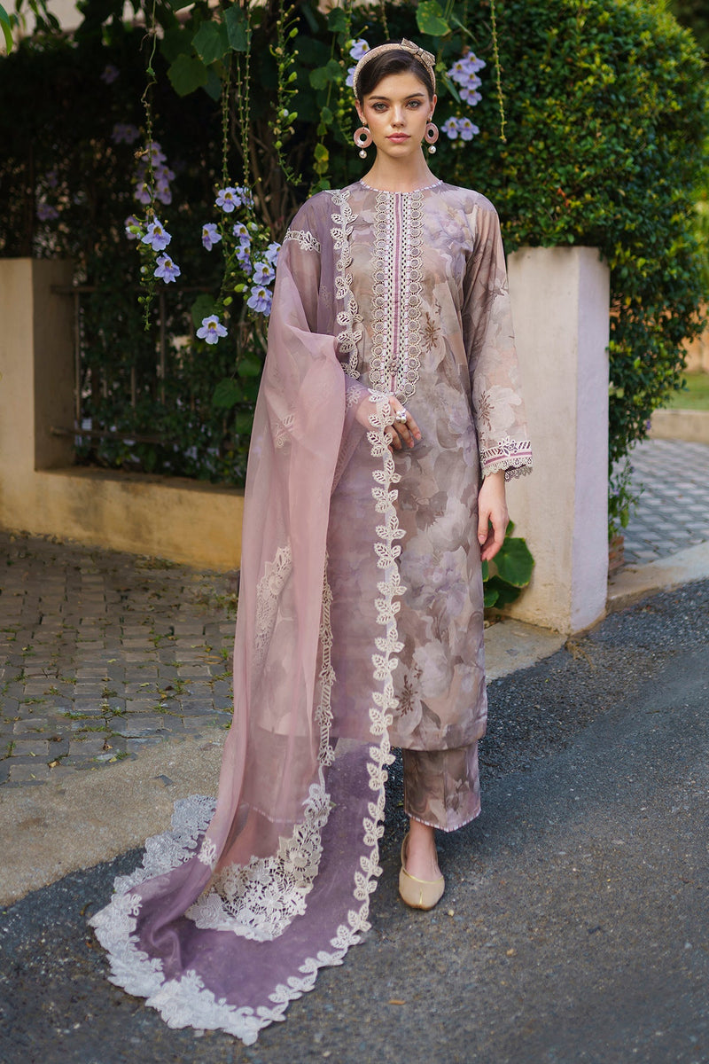 Baroque | Lawn Collection 24 | UF-586 - Waniyas