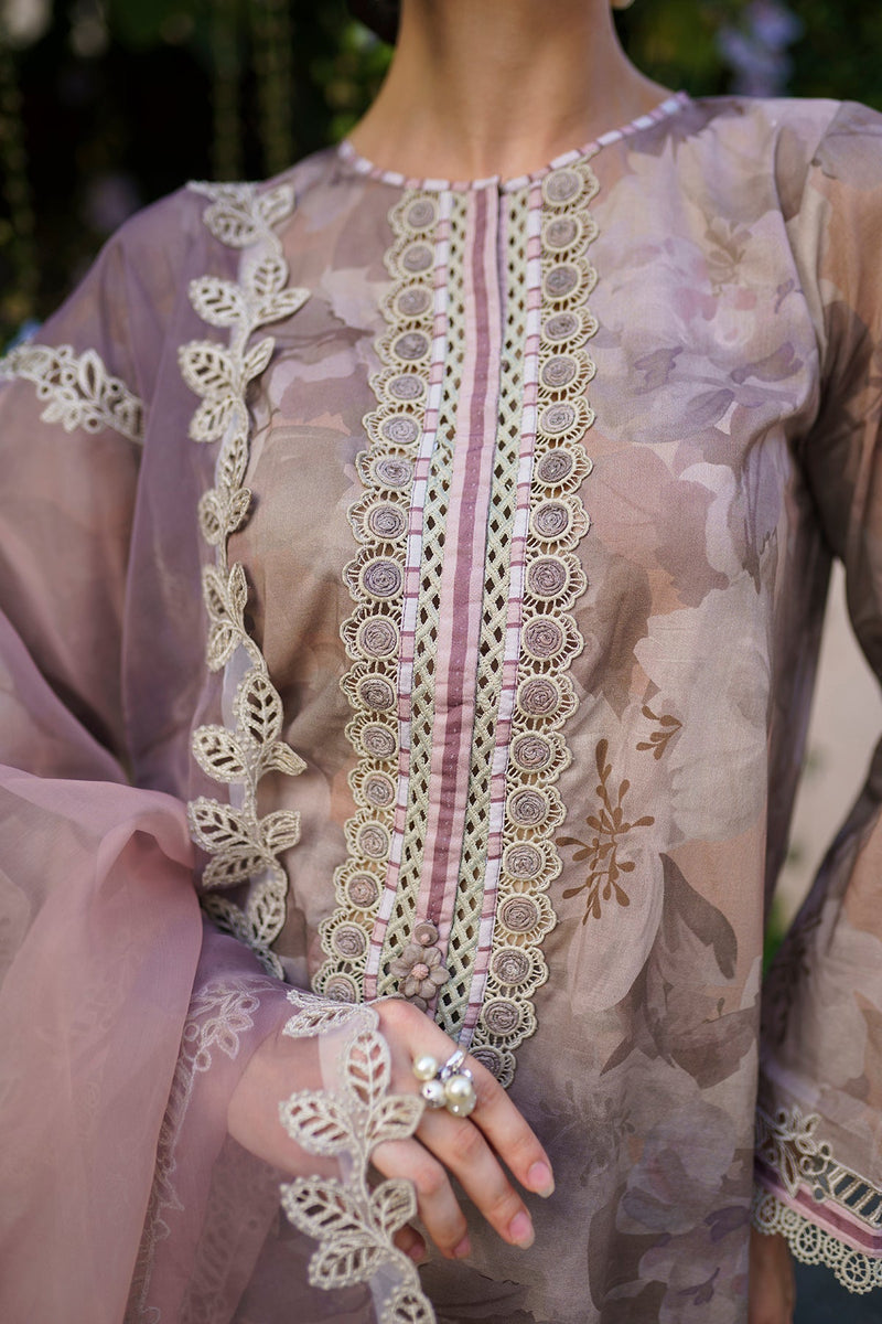 Baroque | Lawn Collection 24 | UF-586 - Waniyas