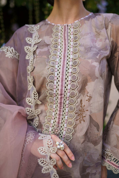 Baroque | Lawn Collection 24 | UF-586 - Waniyas