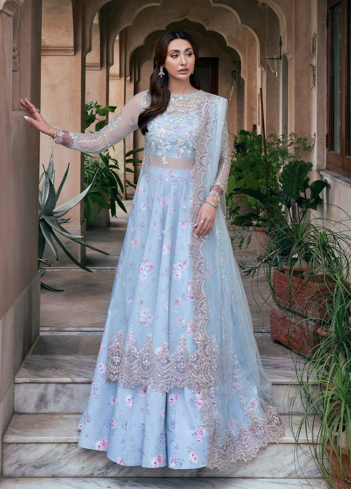 Sahane | Rusukh Premium Formals 26 | FU6607 Kayra - RUSUKH - Formal Dress - available at Maria Faisal in UK and USA.