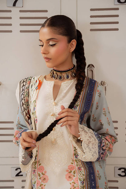 Saira Rizwan | Laanem Summer Lawn 25 | ZUMRA-B-SRL25-07 by Maria Faisal - Registered Vendor of : Saira Rizwan - type : Ladies Clothes - 100% original wedding dresses