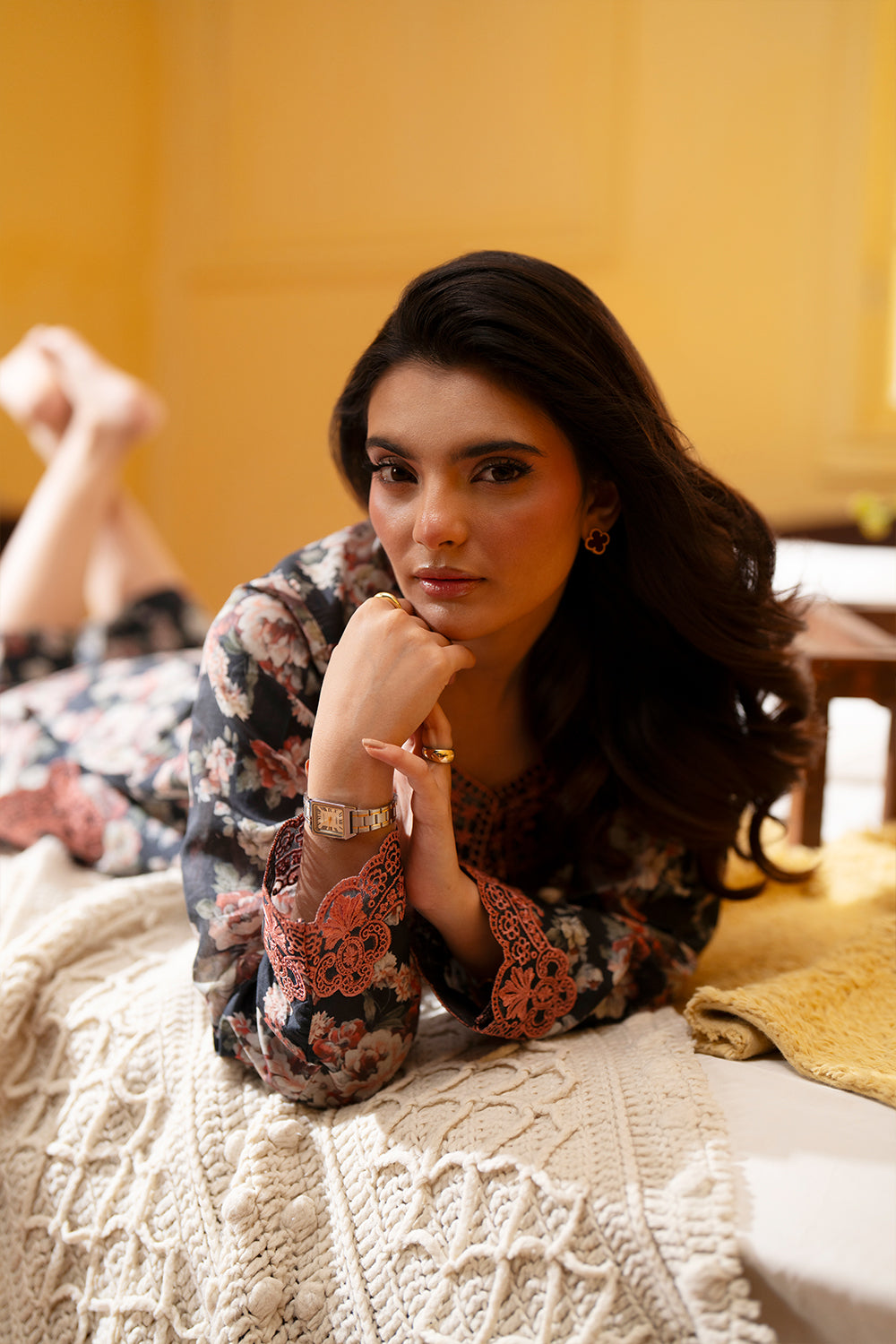 Saira Rizwan | Joolie Co ords | CHARCOAL-JBP25-02 - Ladies Clothes - Maria Faisal