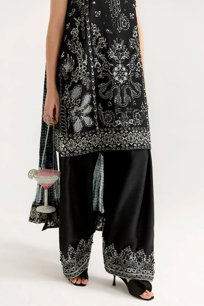 Saira Rizwan | Silk Luxe 26 | MEHER-SRLSP-26-01 - Dress - available at Maria Faisal in UK and USA.