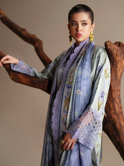 Bin Ilyas | Eres Bonita Viscose 25 | 1103 - A - is Gray dress from Bin Ilyas - Ladies Clothes - Maria Faisal