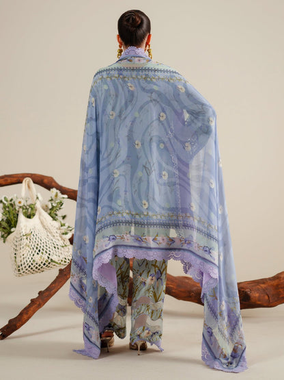 Bin Ilyas | Eres Bonita Viscose 25 | 1103 - A - is Gray dress from Bin Ilyas - Ladies Clothes - Maria Faisal