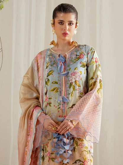 Bin Ilyas | Eres Bonita Viscose 25 | 1105 - A - is Light Pink dress from Bin Ilyas - Ladies Clothes - Maria Faisal