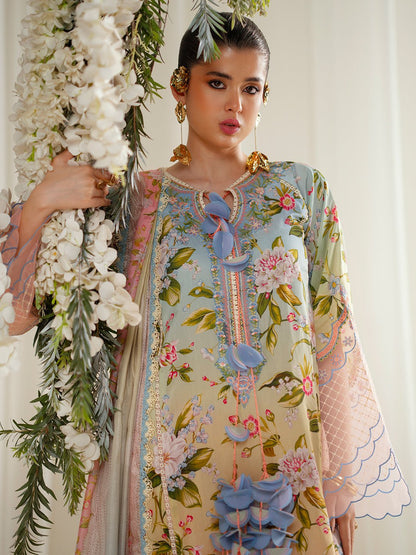 Bin Ilyas | Eres Bonita Viscose 25 | 1105 - A - is Light Pink dress from Bin Ilyas - Ladies Clothes - Maria Faisal