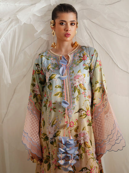 Bin Ilyas | Eres Bonita Viscose 25 | 1105 - A - is Light Pink dress from Bin Ilyas - Ladies Clothes - Maria Faisal