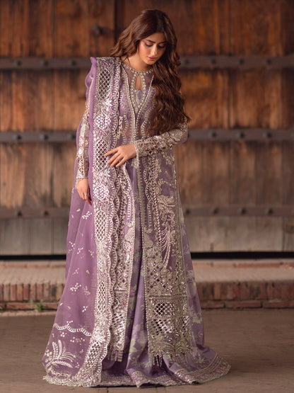 Bin Ilyas | Sona Gachi Luxury Formals | D - 603 - is Organza dress from Bin Ilyas - Ladies Clothes - Maria Faisal
