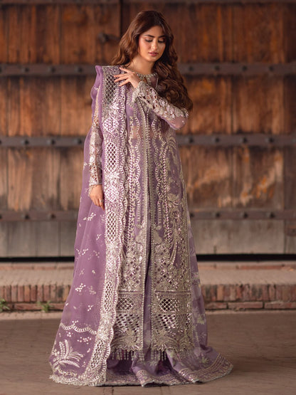 Bin Ilyas | Sona Gachi Luxury Formals | D - 603 - is Organza dress from Bin Ilyas - Ladies Clothes - Maria Faisal