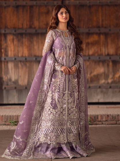 Bin Ilyas | Sona Gachi Luxury Formals | D - 603 - is Organza dress from Bin Ilyas - Ladies Clothes - Maria Faisal