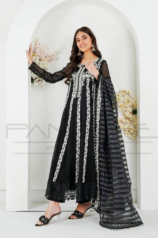 Panache | Pret | Black Grace by Maria Faisal - Registered Vendor of : Panache By Mona - type : Ladies Clothes - 100% original wedding dresses
