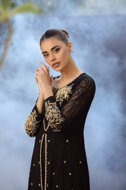 Panache | Pret | Black Royalty by Maria Faisal - Registered Vendor of : Panache By Mona - type : Ladies Clothes - 100% original wedding dresses