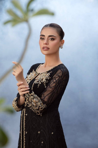 Panache | Pret | Black Royalty by Maria Faisal - Registered Vendor of : Panache By Mona - type : Ladies Clothes - 100% original wedding dresses