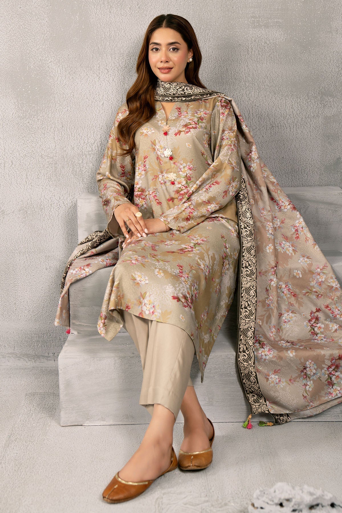 Kayseria | Winter Khaddar 24 | C5483-121-A - Ladies Clothes - Maria Faisal