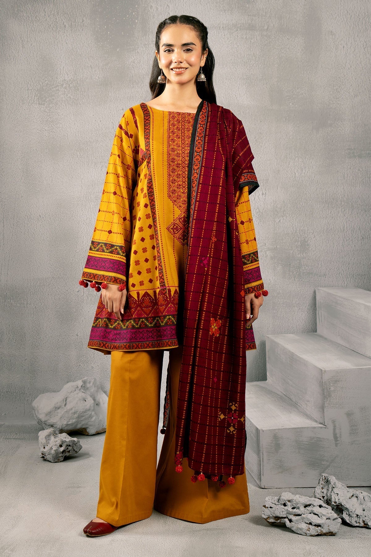 Kayseria | Winter Khaddar 24 | C6040-1 - Ladies Clothes - Maria Faisal