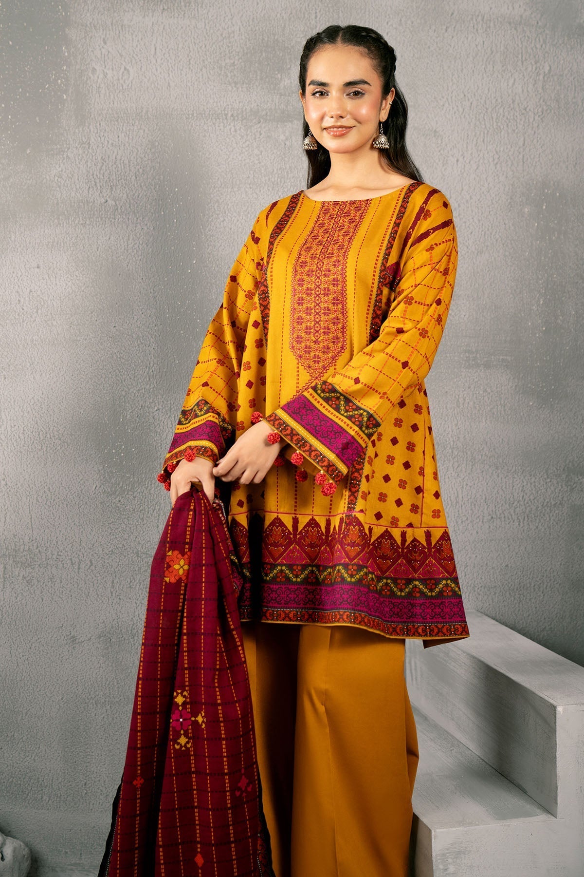 Kayseria | Winter Khaddar 24 | C6040-1 - Ladies Clothes - Maria Faisal