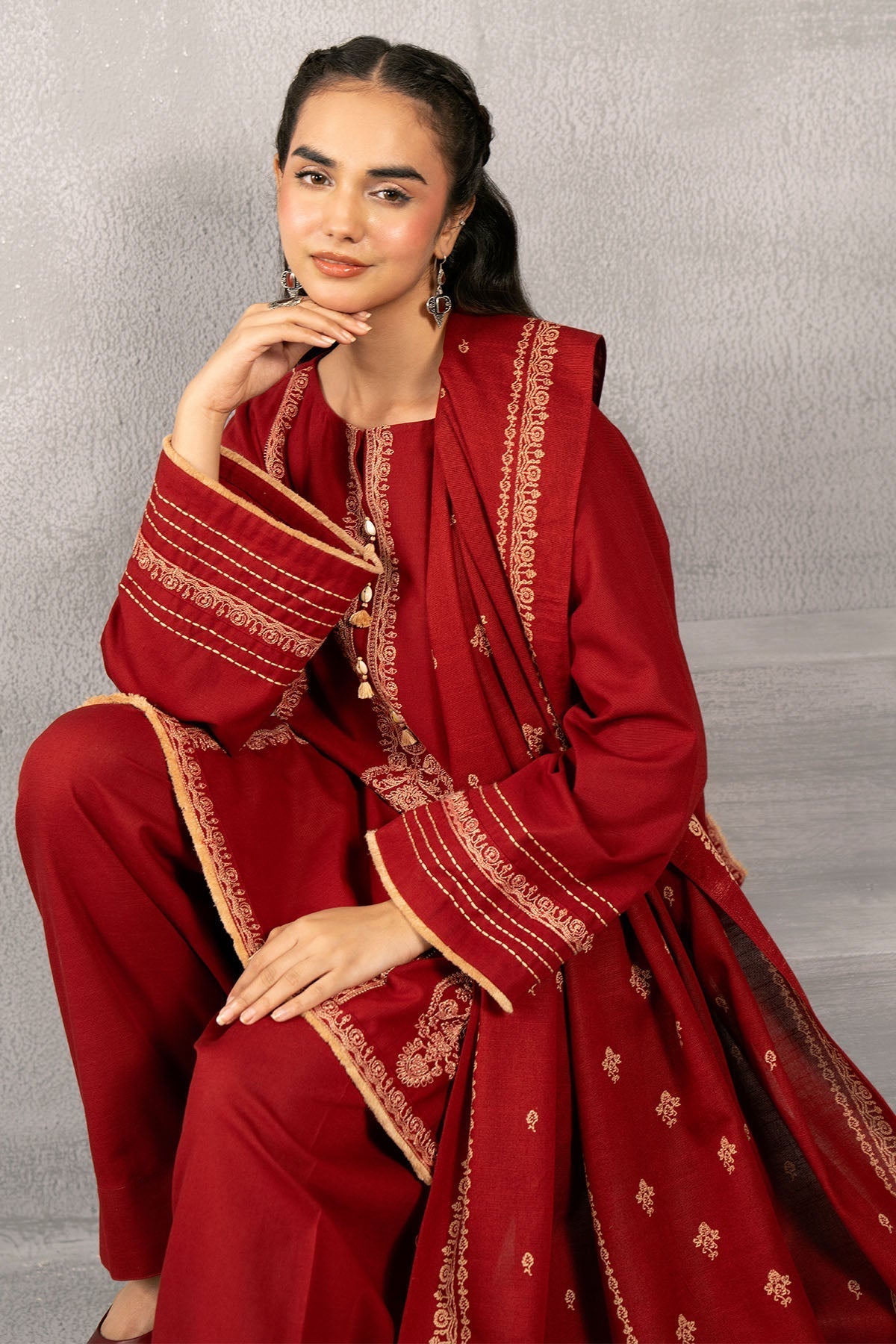 Kayseria | Winter Khaddar 24 | C6068-1 - Ladies Clothes - Maria Faisal