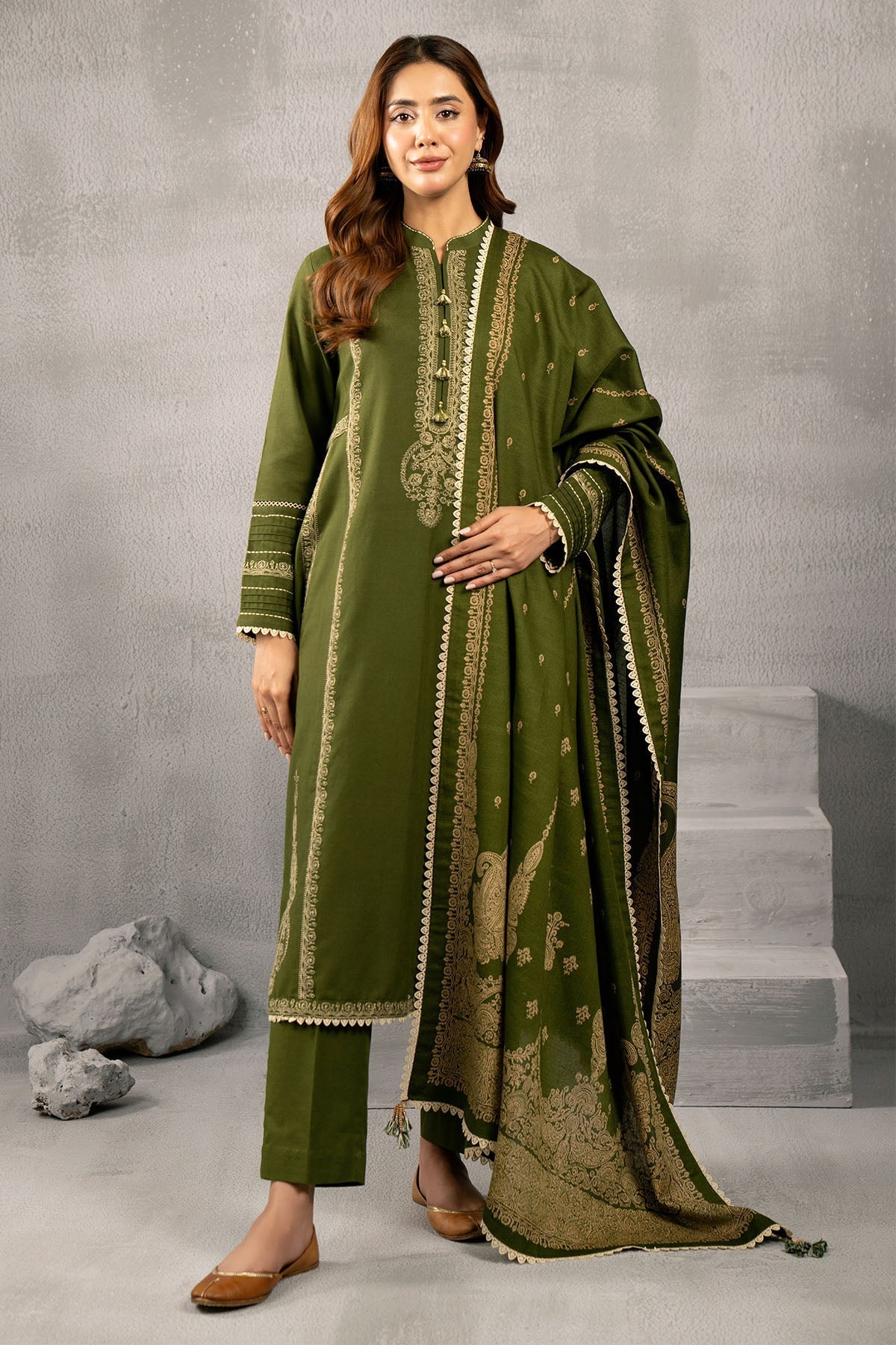 Kayseria | Winter Khaddar 24 | C6068-2 - Ladies Clothes - Maria Faisal
