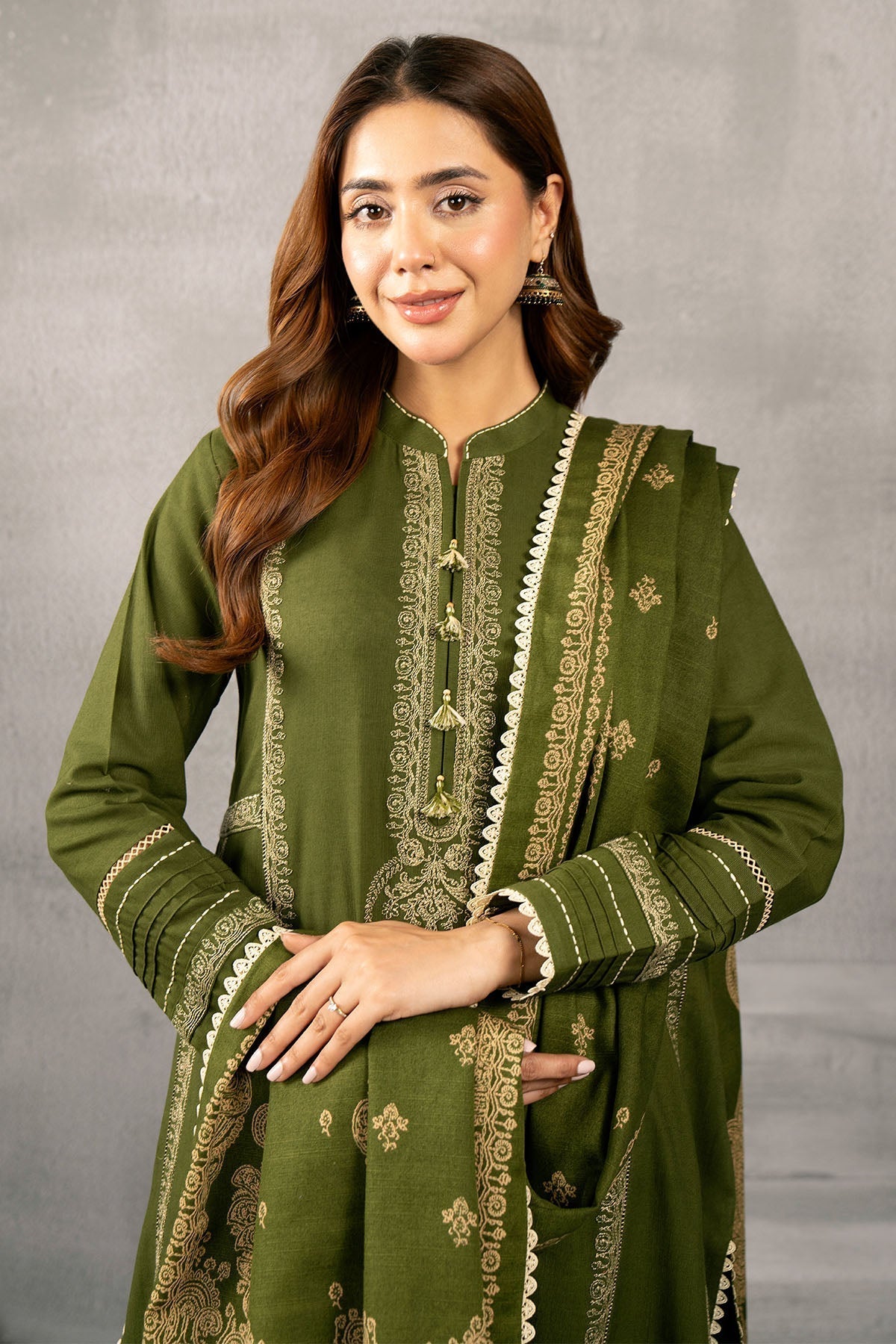 Kayseria | Winter Khaddar 24 | C6068-2 - Ladies Clothes - Maria Faisal