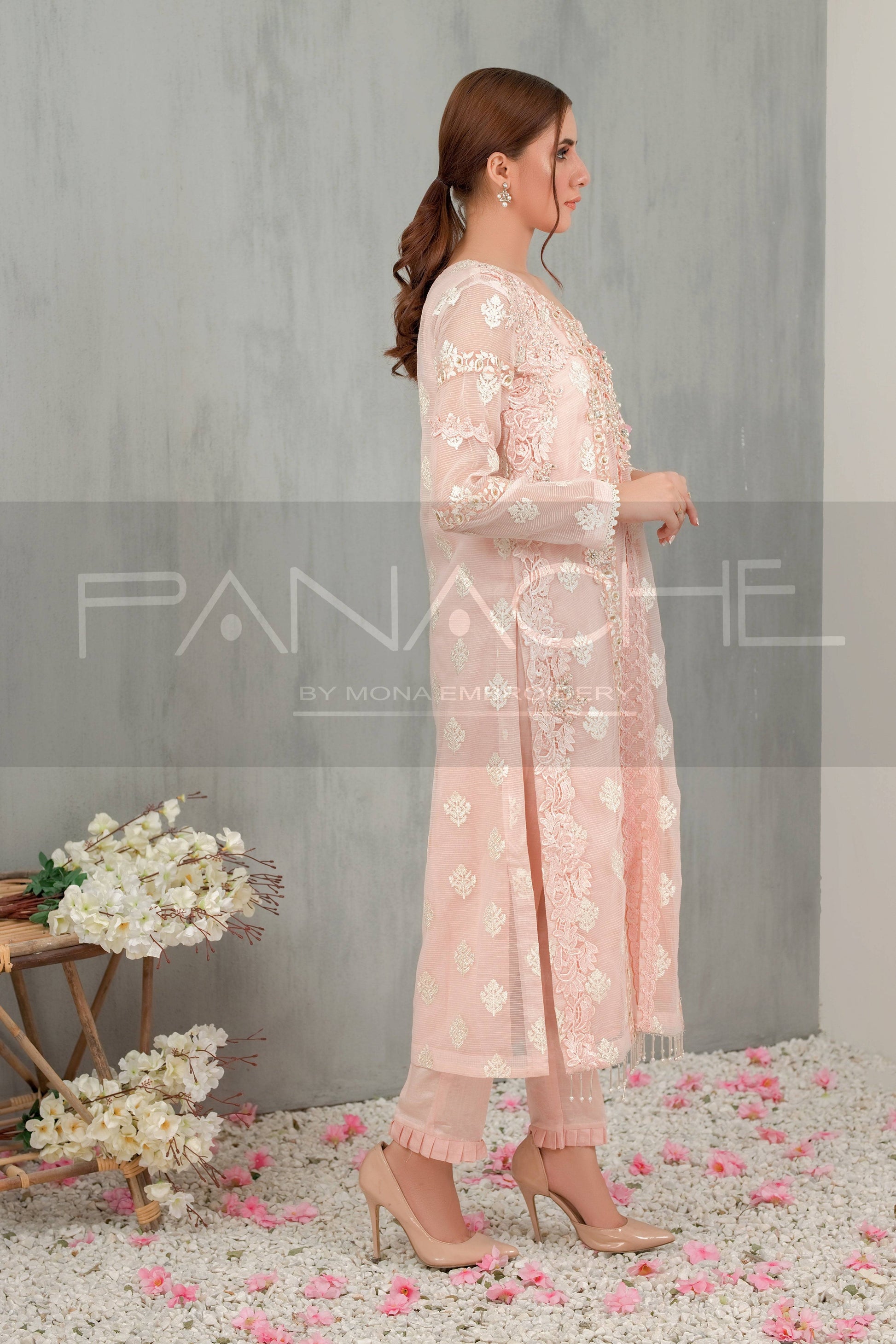 Panache | Pret | Cherry Blossom by Maria Faisal - Registered Vendor of : Panache By Mona - type : Ladies Clothes - 100% original wedding dresses