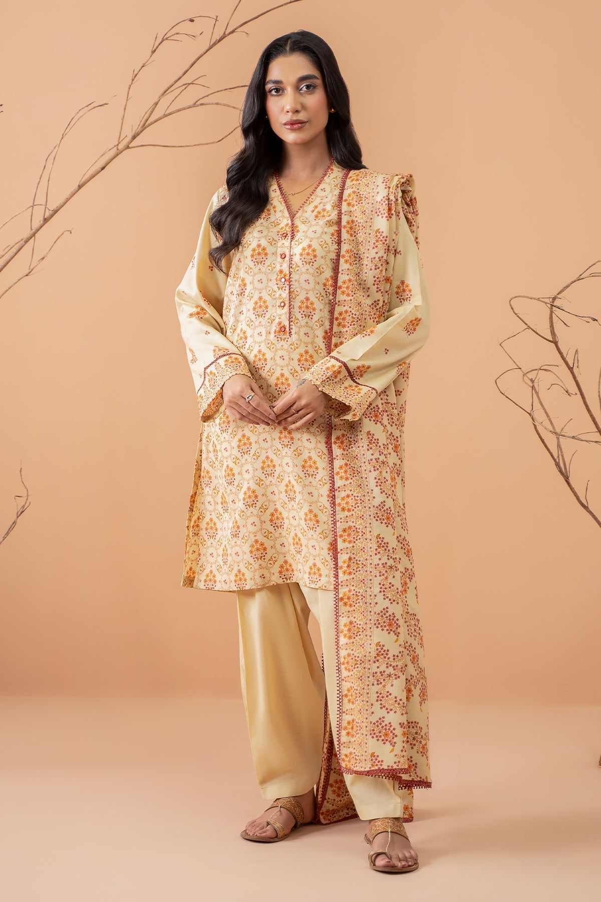 Kayseria | Winter Khaddar 24 | C6051-1-A - Ladies Clothes - Maria Faisal