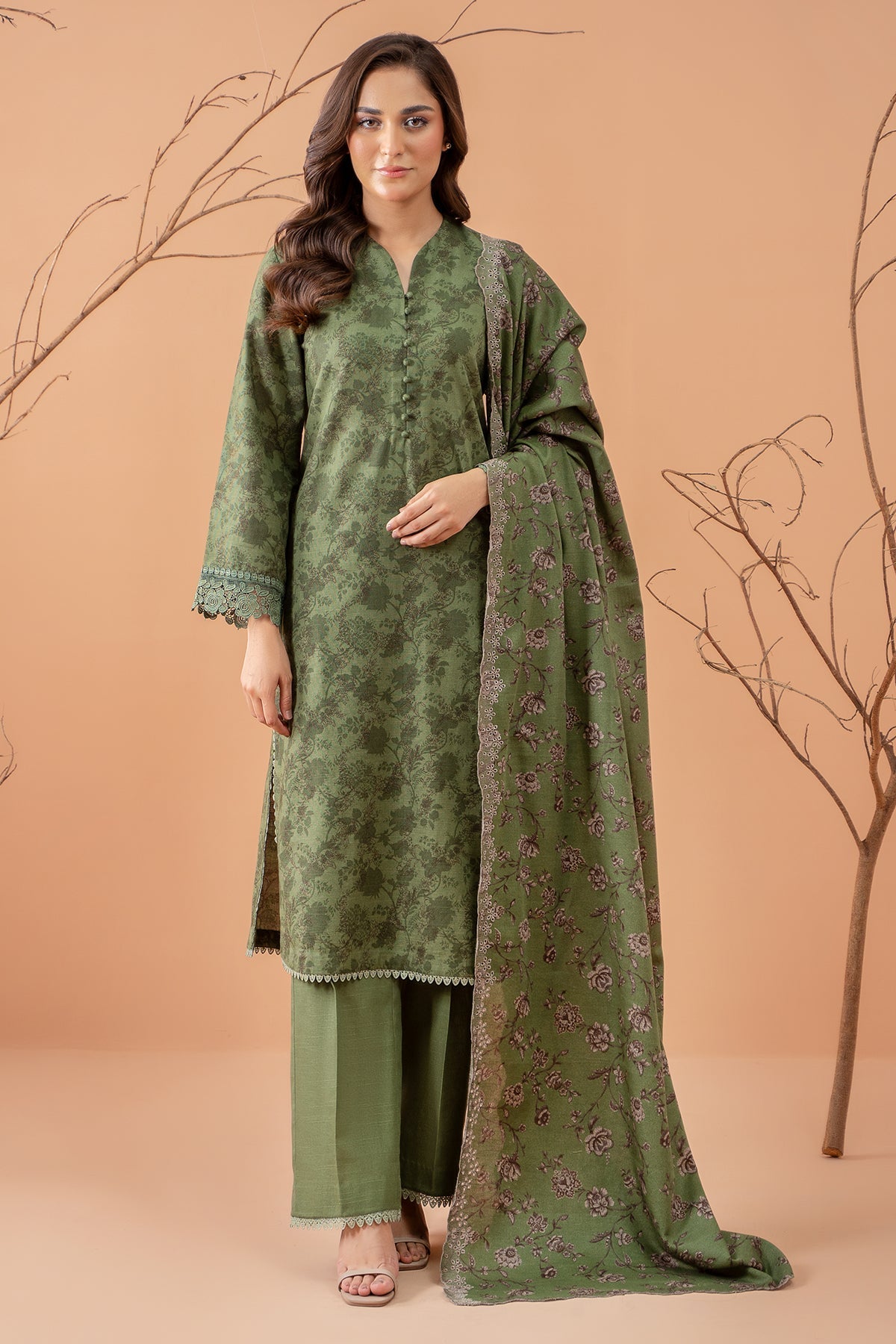 Kayseria | Winter Khaddar 24 | C6070-A - Ladies Clothes - Maria Faisal