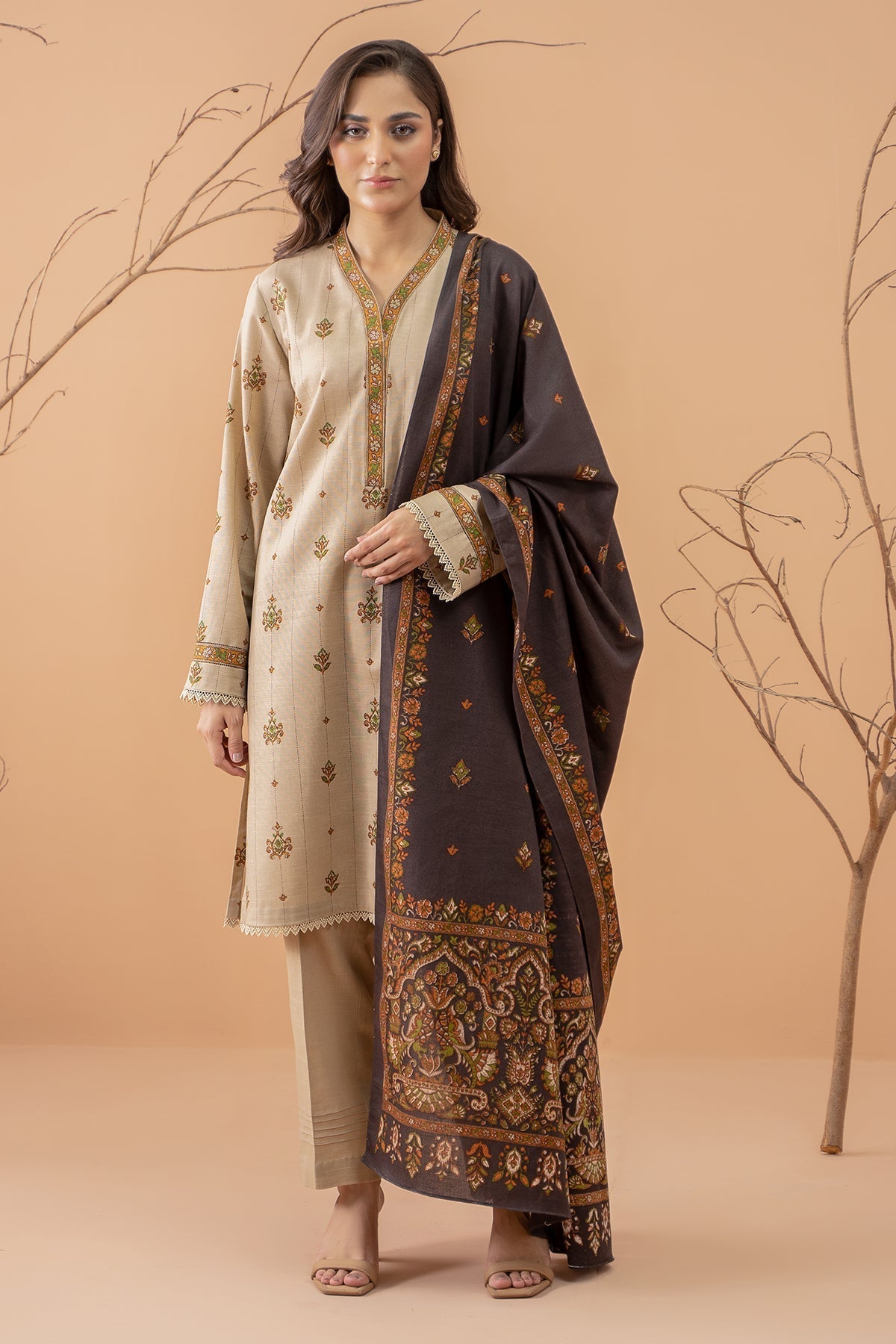 Kayseria | Winter Khaddar 24 | C6071-2 - Ladies Clothes - Maria Faisal
