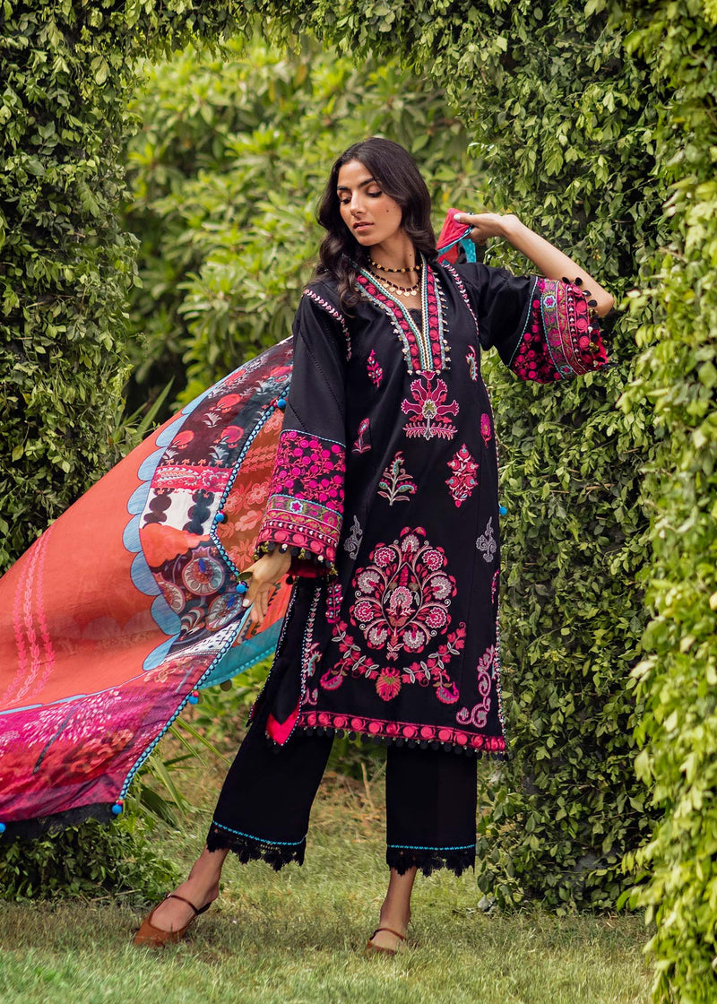 Sadaf Fawad Khan | Lawn 24 |Ada (B) - Designer Dress with Intricate embroidery and embellishments. Shop elegent wedding dress at Maria Faisal.