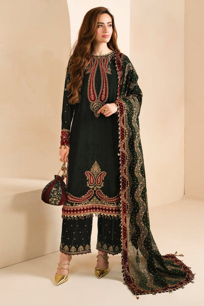 Jazmin | Velvet Edit 24 | Velvet Formal VF-2034 - Ladies Clothes - Maria Faisal