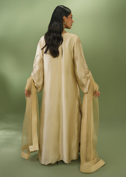 Jeem | Celestial Luxe Formals | CELESTIAL GOLD - Formal Dress - available at Maria Faisal in UK and USA.