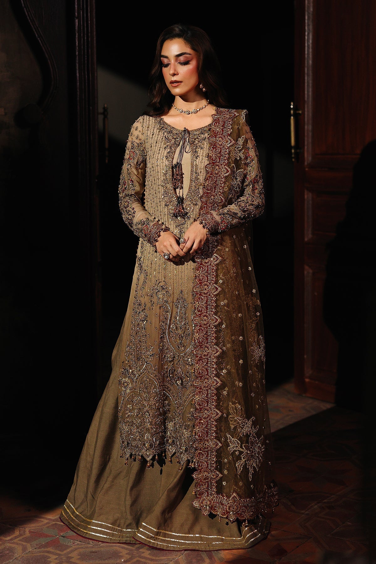 Charizma | Dastan e Jashan | DJW5 - 02 C - is Beige dress from Charizma - Ladies Clothes - Maria Faisal