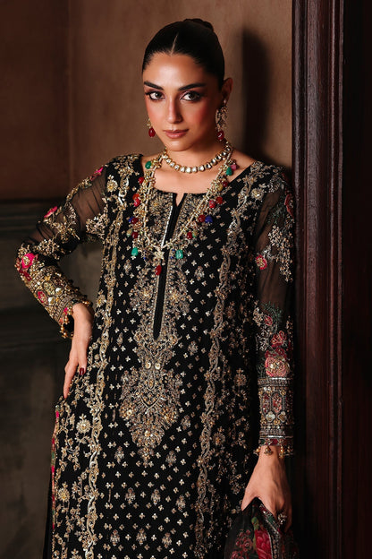 Charizma | Dastan e Jashan | DJW5 - 05 C - is Black dress from Charizma - Ladies Clothes - Maria Faisal