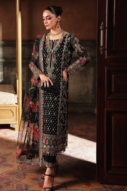 Charizma | Dastan e Jashan | DJW5 - 05 C - is Black dress from Charizma - Ladies Clothes - Maria Faisal