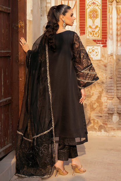 Charizma | Festive Pret | CMA - 4 - 115 LL - is Black dress from Charizma - Ladies Clothes - Maria Faisal