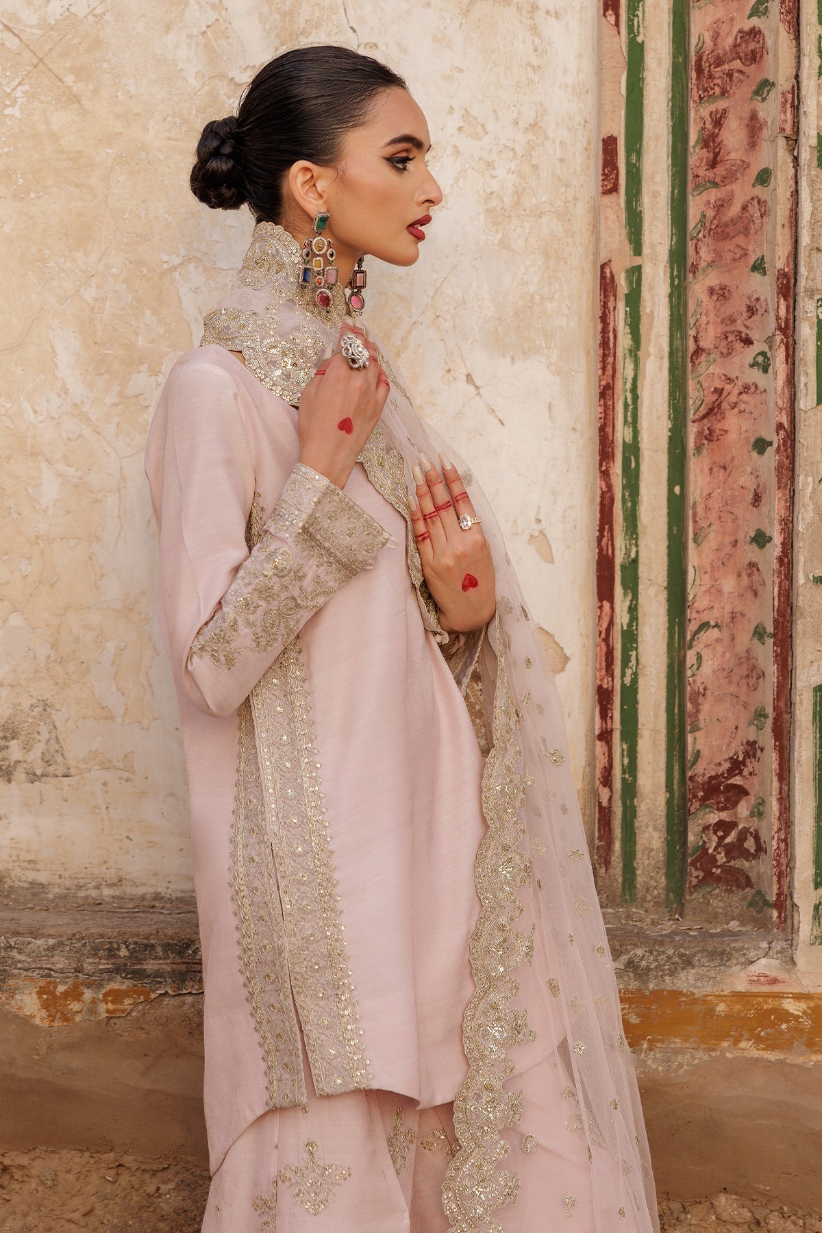 Charizma | Festive Pret | CMA - 5 - 045 P - is Light Pink dress from Charizma - Ladies Clothes - Maria Faisal