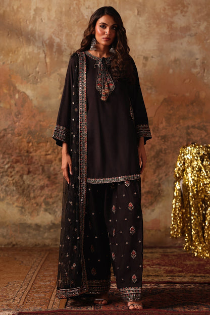 Charizma | Festive Pret | CMA - 5 - 065 B - is Black dress from Charizma - Ladies Clothes - Maria Faisal