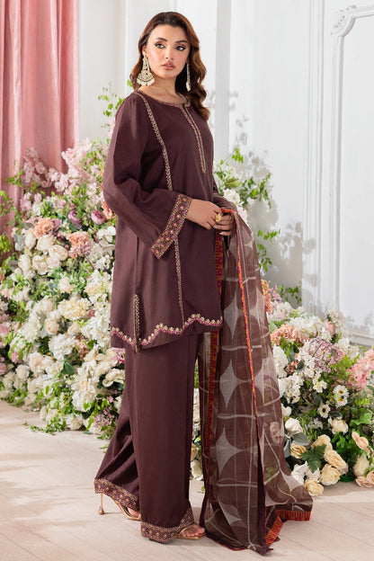 Charizma | Festive Pret | CMA - 5 - 108 B - is Brown dress from Charizma - Ladies Clothes - Maria Faisal