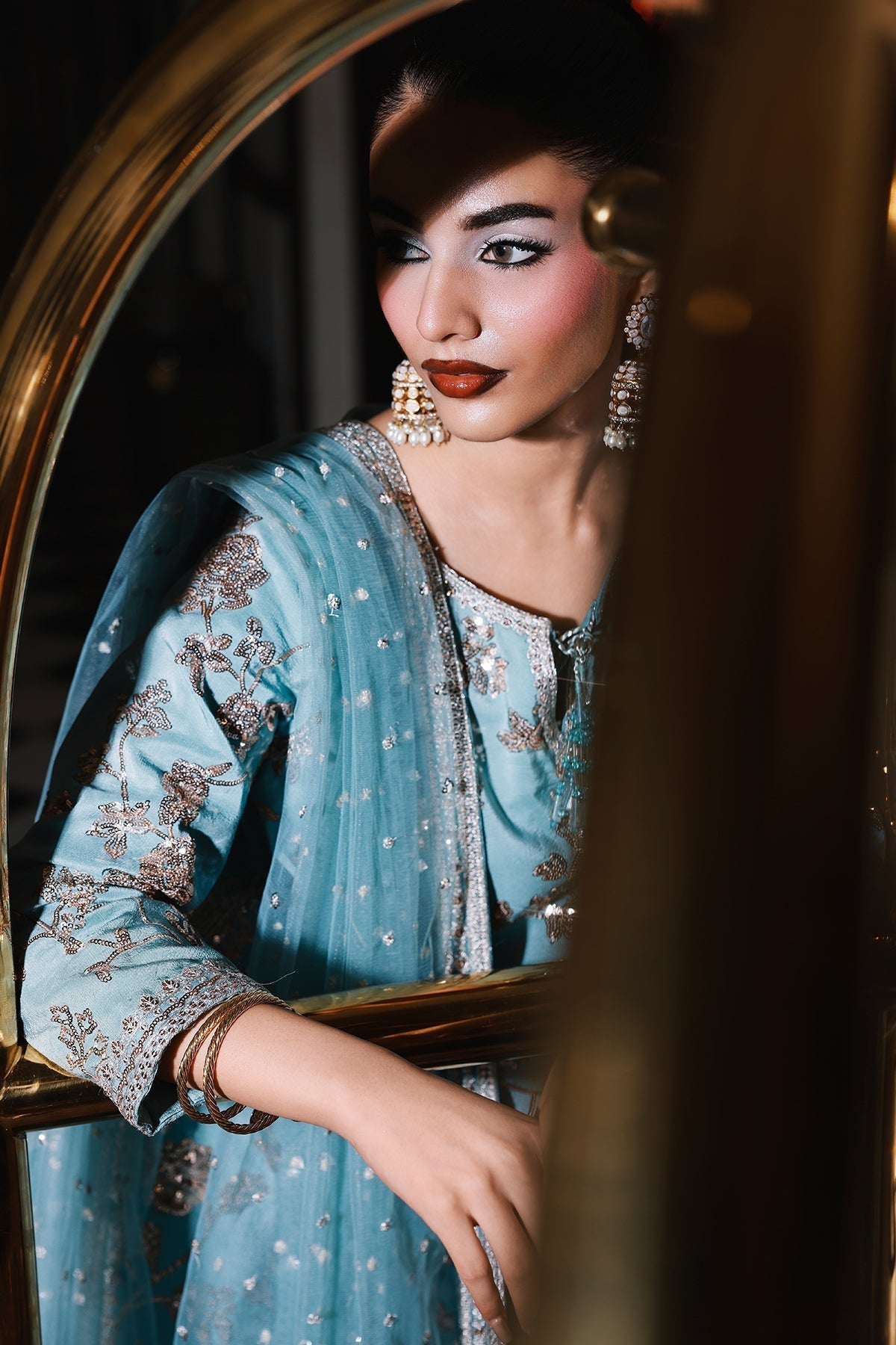 Charizma | Festive Pret | CMA - 5 - 111 B - is Blue dress from Charizma - Ladies Clothes - Maria Faisal