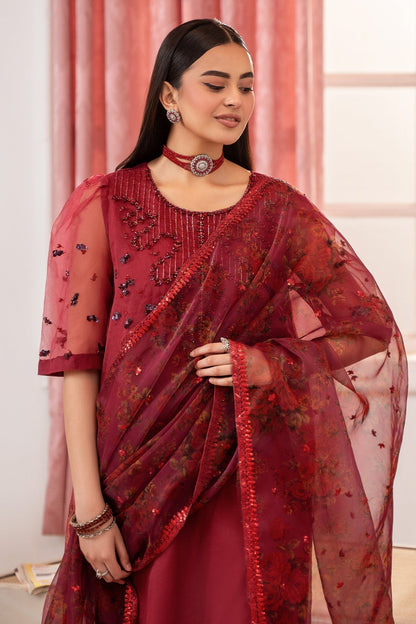 Charizma | Festive Pret | CMA - 5 - 119 R - is Red dress from Charizma - Ladies Clothes - Maria Faisal