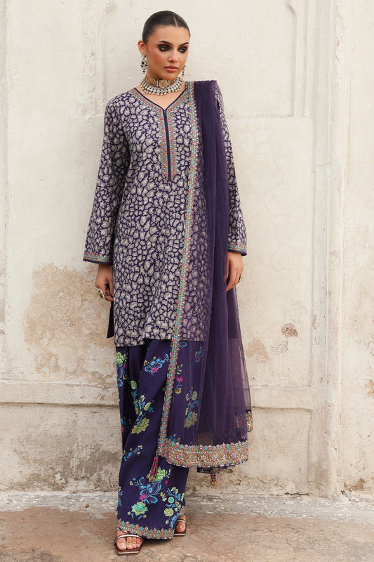 Charizma | Festive Pret | CMA - 5 - 121A - is Blue dress from Charizma - Ladies Clothes - Maria Faisal