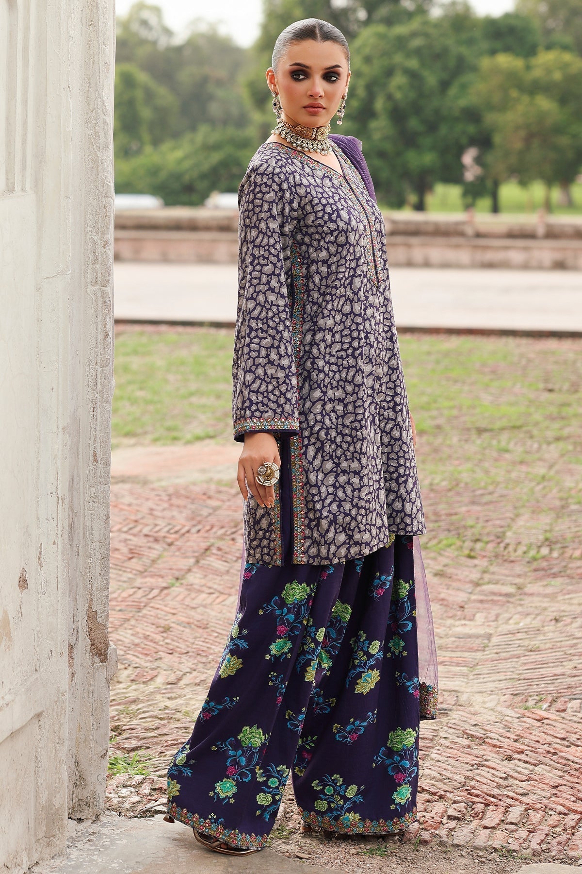 Charizma | Festive Pret | CMA - 5 - 121A - is Blue dress from Charizma - Ladies Clothes - Maria Faisal
