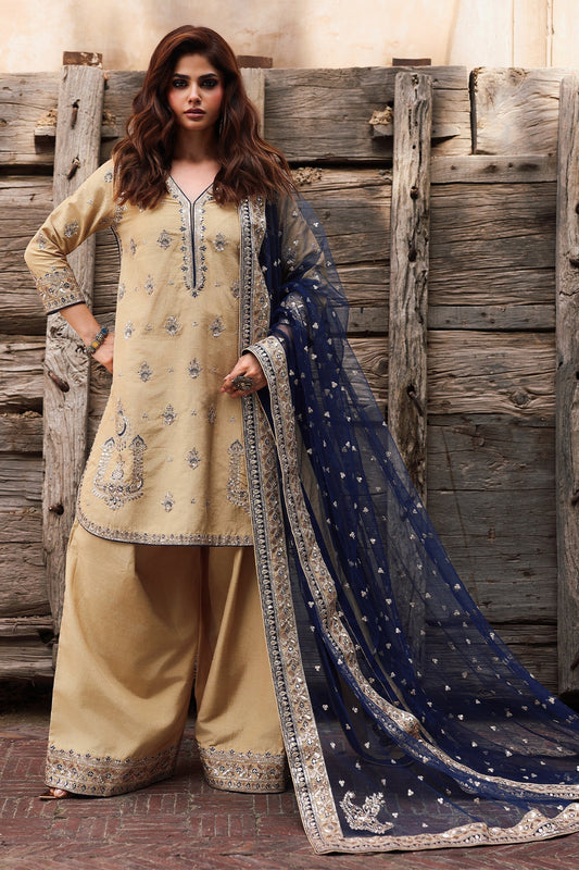 Charizma | Festive Pret | CMA - 5 - 122A - is Beige dress from Charizma - Ladies Clothes - Maria Faisal