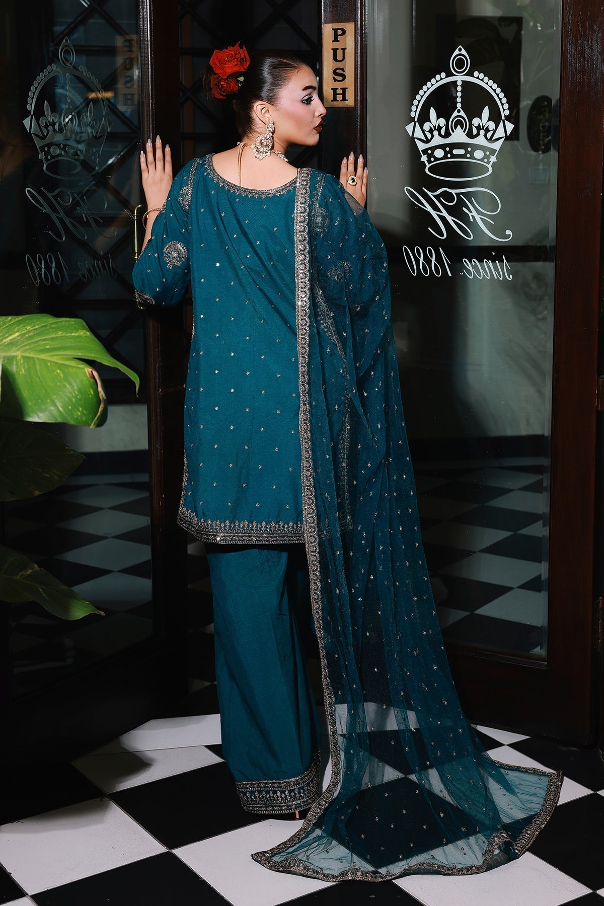 Charizma | Festive Pret | CMA - 5 - 146 Z - is Zinc dress from Charizma - Ladies Clothes - Maria Faisal