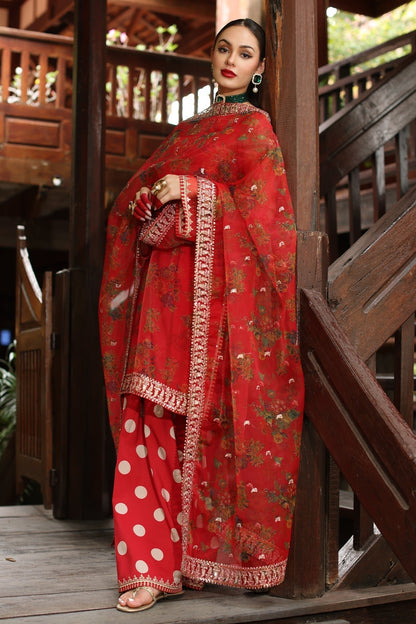 Charizma | Festive Pret | CMA - 5 - 37 O - is Orange dress from Charizma - Ladies Clothes - Maria Faisal