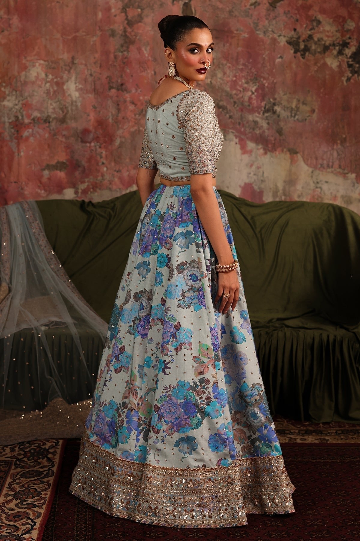 Charizma | Statement Formals | CMA - 5 - 04 - is Sky Blue dress from Charizma - Ladies Clothes - Maria Faisal
