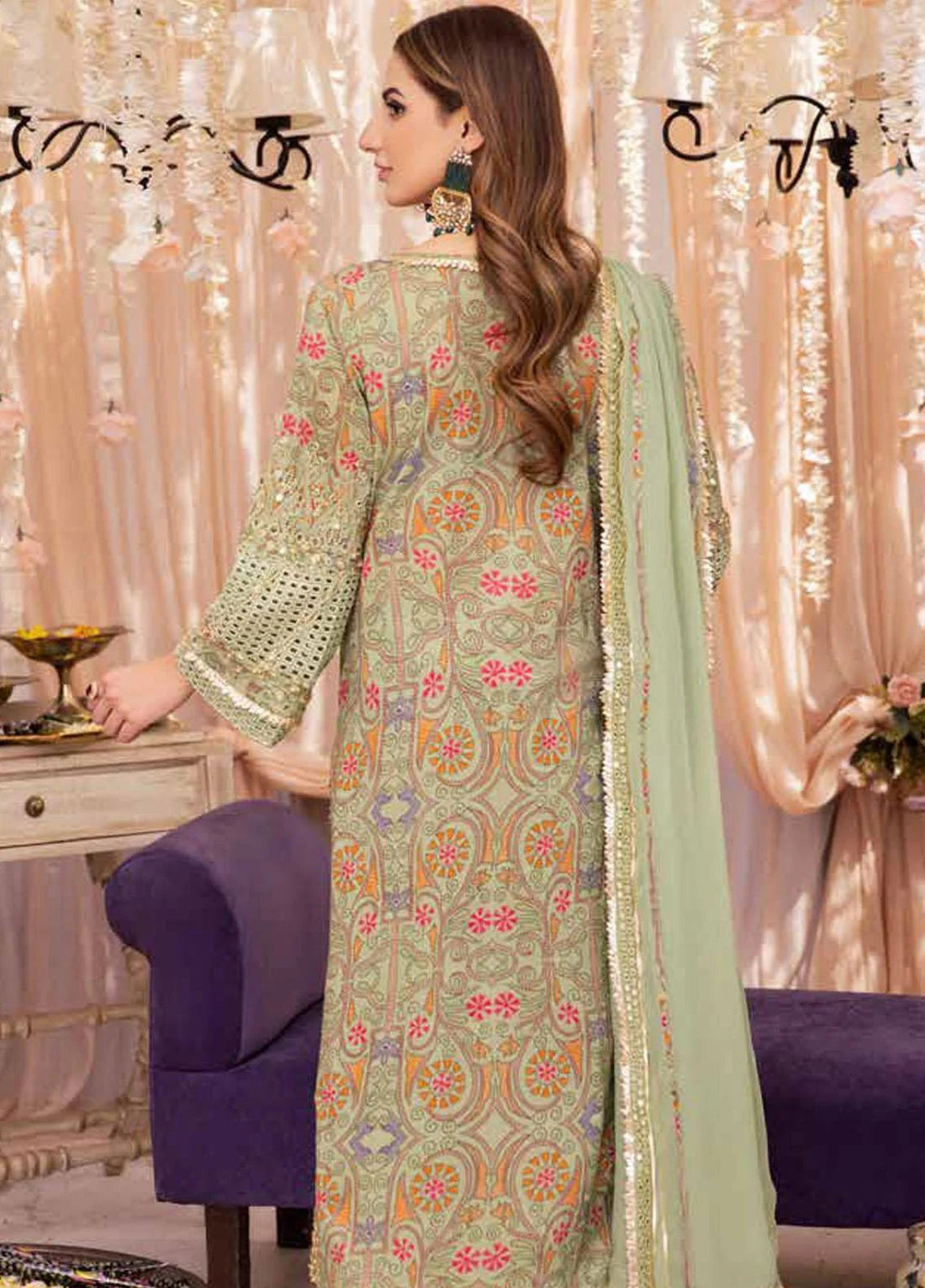 Charizma | Luxury Embroidered Eid Collection | ED23-06 - Ladies Clothes - Maria Faisal