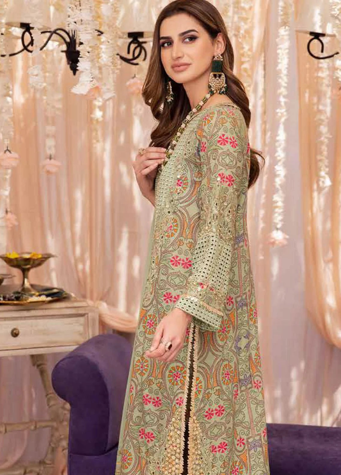 Charizma | Luxury Embroidered Eid Collection | ED23-06 - Ladies Clothes - Maria Faisal