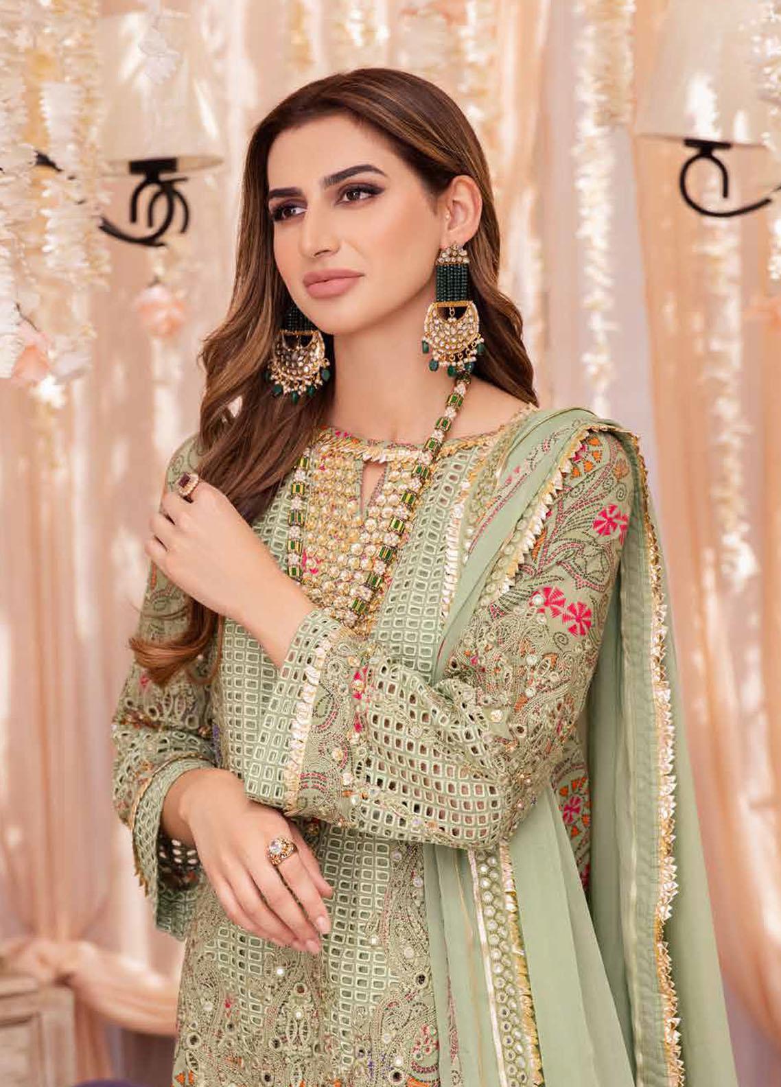 Charizma | Luxury Embroidered Eid Collection | ED23-06 - Ladies Clothes - Maria Faisal